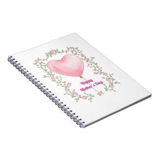 Carnet A beautiful notepad for Mother's Day- Pastel pink
