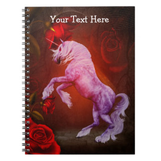 Carnet à cheval Imaginaire Unicorne de feu