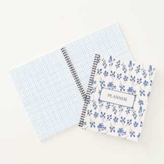 Carnet à couverture rigide floral, Planificateur