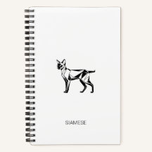 Carnet à couverture rigide géométrique minimaliste