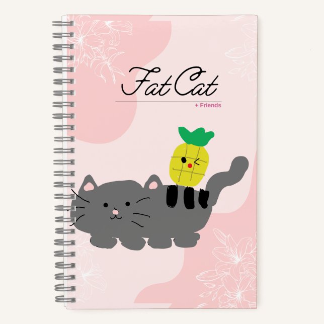 carnet à deux côtés du chat gras (Recto)
