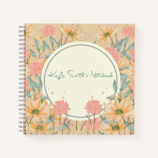 Carnet à fleurs