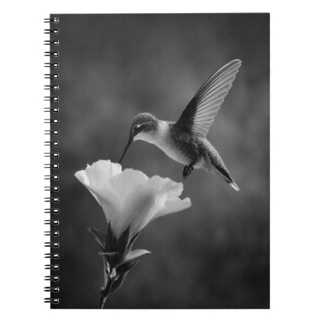 Carnet à fleurs de colibri (Devant)