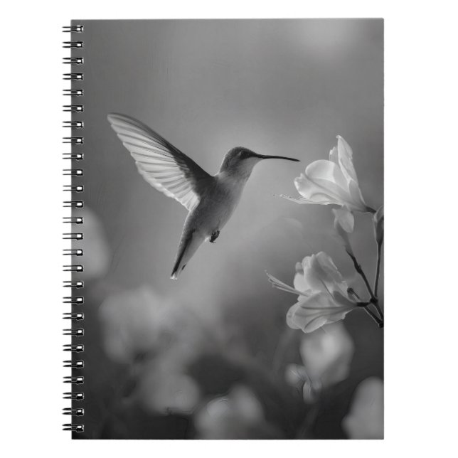 Carnet à fleurs de colibri (Devant)