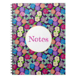 Carnet à fleurs de géranium