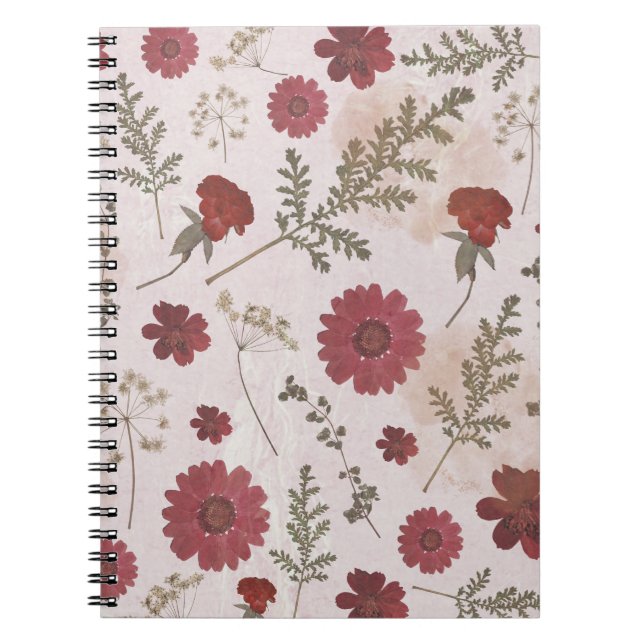 Carnet à fleurs pressées (Devant)