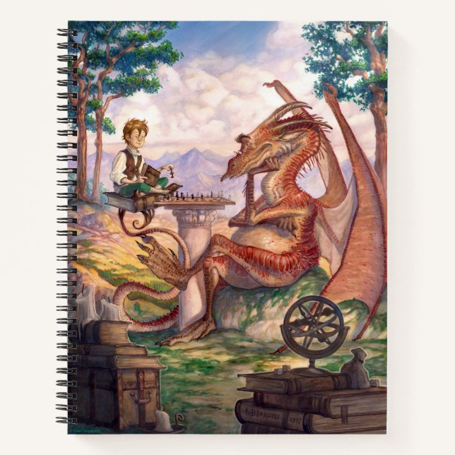 Carnet “A Golden Afternoon” 8.5 x 11" Notebook (Devant)