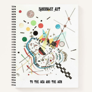 Carnet À la mer et au soleil par Kandinsky Personnalisé