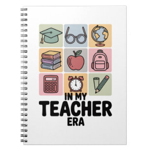 Carnet À l'ère de l'enseignant jardin d'enfants Vie de l'