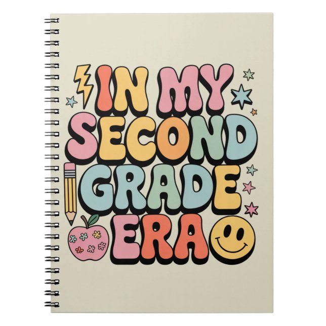 Carnet À l'ère de ma deuxième année 2e année Enseignant R (Devant)