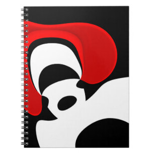 Carnet À M. Redd : Noir, blanc et rouge Abstraits