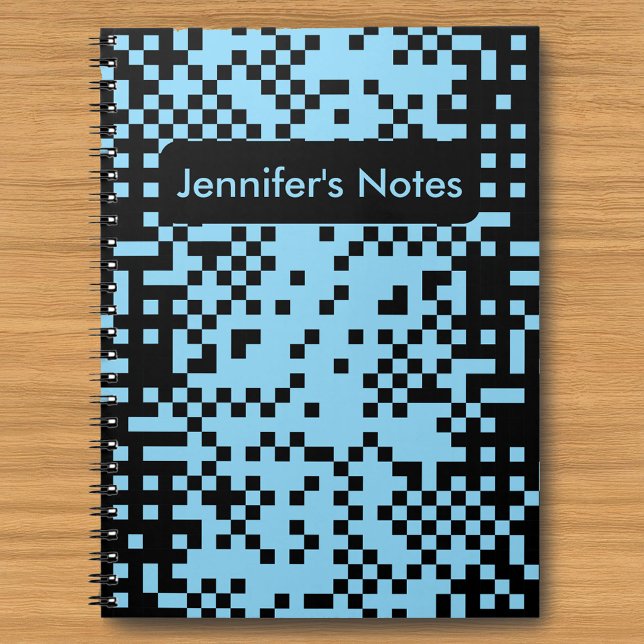 Carnet à motif d'effet de pixel abstrait (Créateur téléchargé)