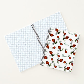 Carnet à motif oignon fantaisiste
