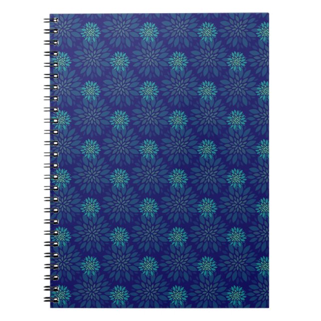 Carnet à motifs floraux (Devant)