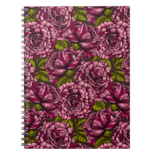 Carnet à motifs floraux