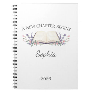 Carnet A New Chapter Begins 2026 Personalized