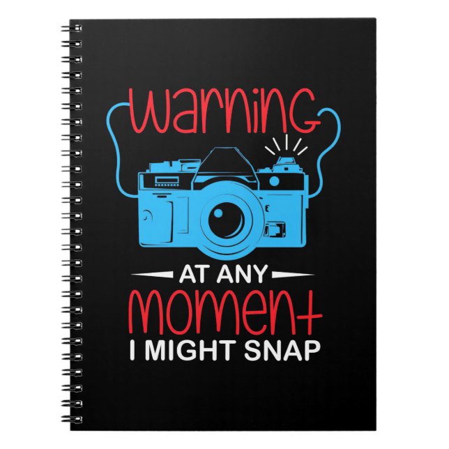 Carnet À N'Importe Quel Moment Le Photographe Pourrait S' (Devant)