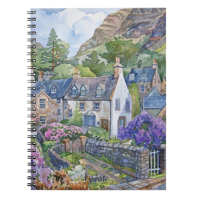Carnet A Peaceful Scottish Village (Devant)
