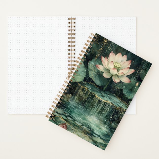 Carnet à puces Enchanted Lotus Fountain (À l'intérieur)