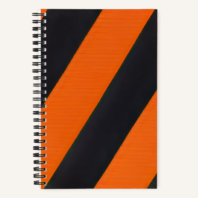 carnet à rayures orange (Recto)