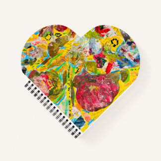 Carnet A Rose By Any Other Name heart-shaped notebook