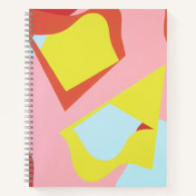 Carnet à spirale abstrait « Les yeux ont tout »