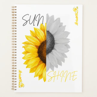 Carnet à spirale Aesthetic Sunshine Tournesol |