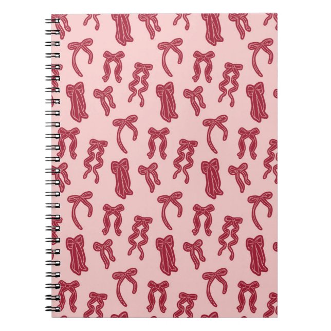Carnet à spirale avec design de nœuds élégants (Devant)