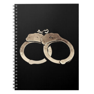 Carnet à spirale de menottes