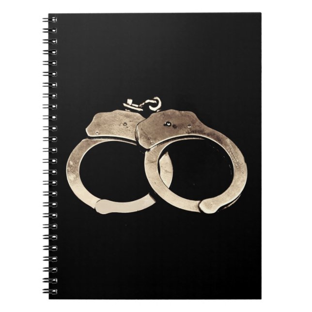 Carnet à spirale de menottes (Devant)