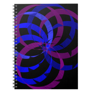 Carnet à spirale géométrique mélange de baies