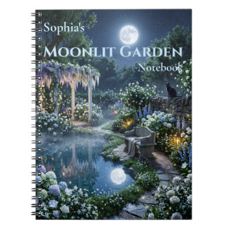 Carnet à spirale personnalisé pour jardin au clair