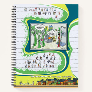 Carnet à spirale Toe’s Town Comic