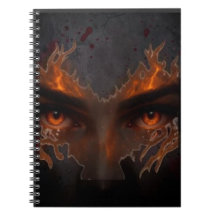Carnet à spirales Dark Fantasy Mystic Burning Eye