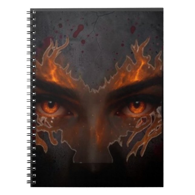 Carnet à spirales Dark Fantasy Mystic Burning Eye (Devant)