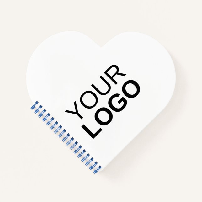Carnet à spirales en forme de cœur (Devant)