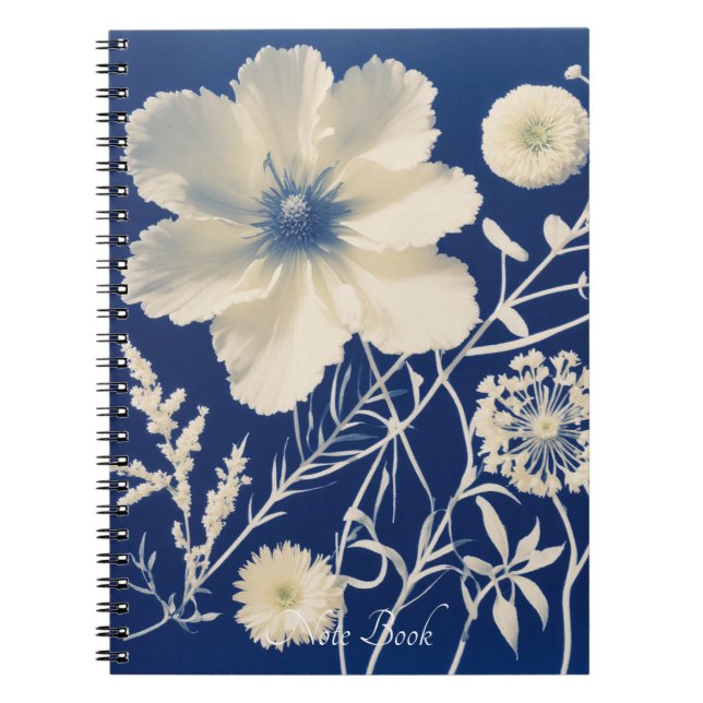 Carnet à thème floral (Devant)