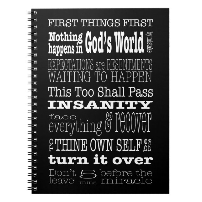 Carnet AA Sayers & Slogans 1 (Devant)