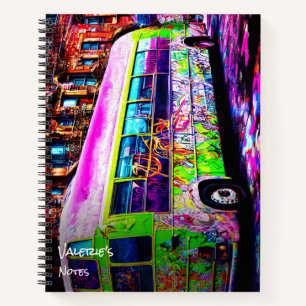 Carnet Abandon de l'art de rue de bus