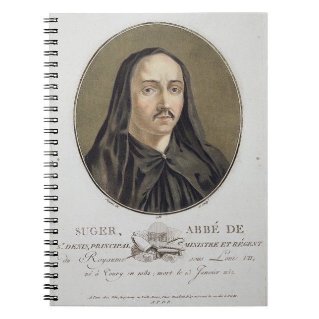 Carnet Abbe de Suger (1082-1151) 'de mamie de DES de (Devant)