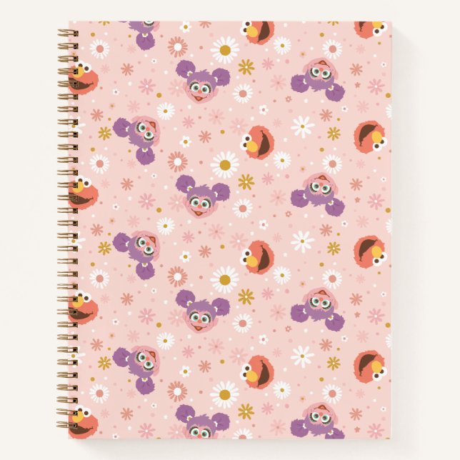 Carnet Abby Cadabby & Elmo | Motif Woodland (Devant)