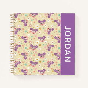 Carnet Abby Cadabby Face de fleurs Ajouter Votre Nom