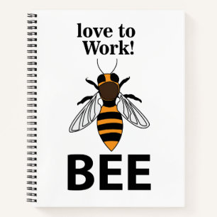 Carnet Abeille Aimer Travailler Abeille