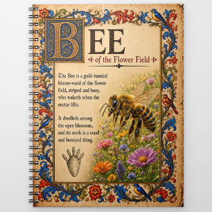 Carnet Abeille, Art de Bestiaire Médiéval