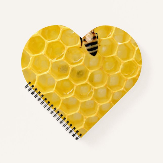 Carnet abeille et nid d'abeille (Devant)