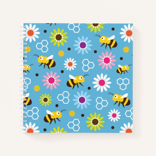 Carnet Abeille & Fleurs (Devant)