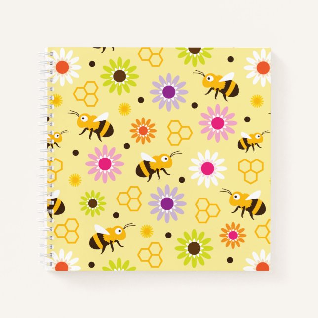 Carnet Abeille & Fleurs (Devant)