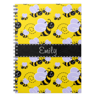 Carnet Abeille jaune et noire