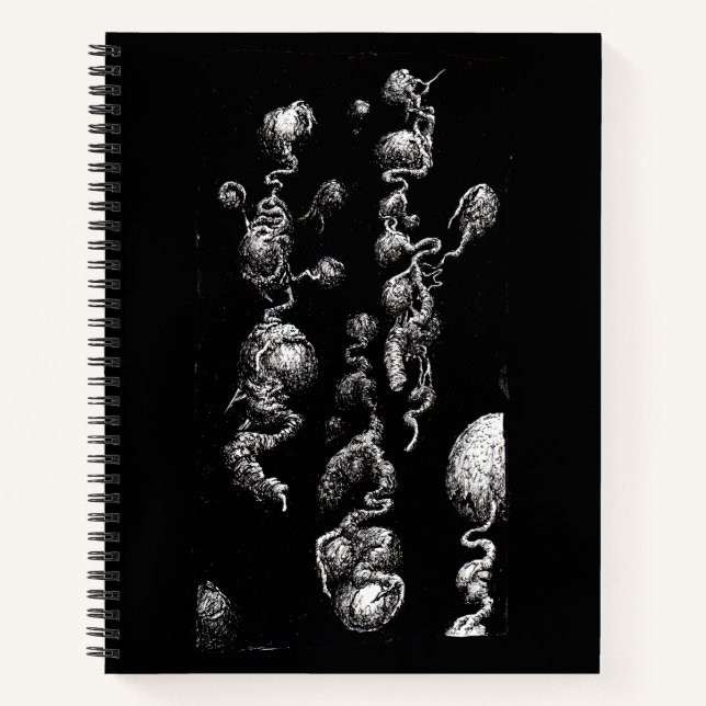 Carnet Aberrations organiques flottantes (Devant)