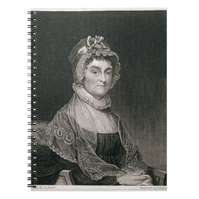Carnet Abigaïl Adams, gravé par G.F. Storm (fl.c.1834) (Devant)